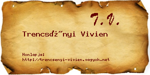 Trencsényi Vivien névjegykártya