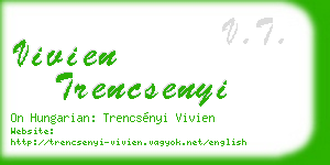 vivien trencsenyi business card